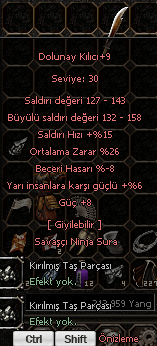 +9 DOLU 26ORT 6YARI 8GÜÇ SATILIR (Taşlar kırık)