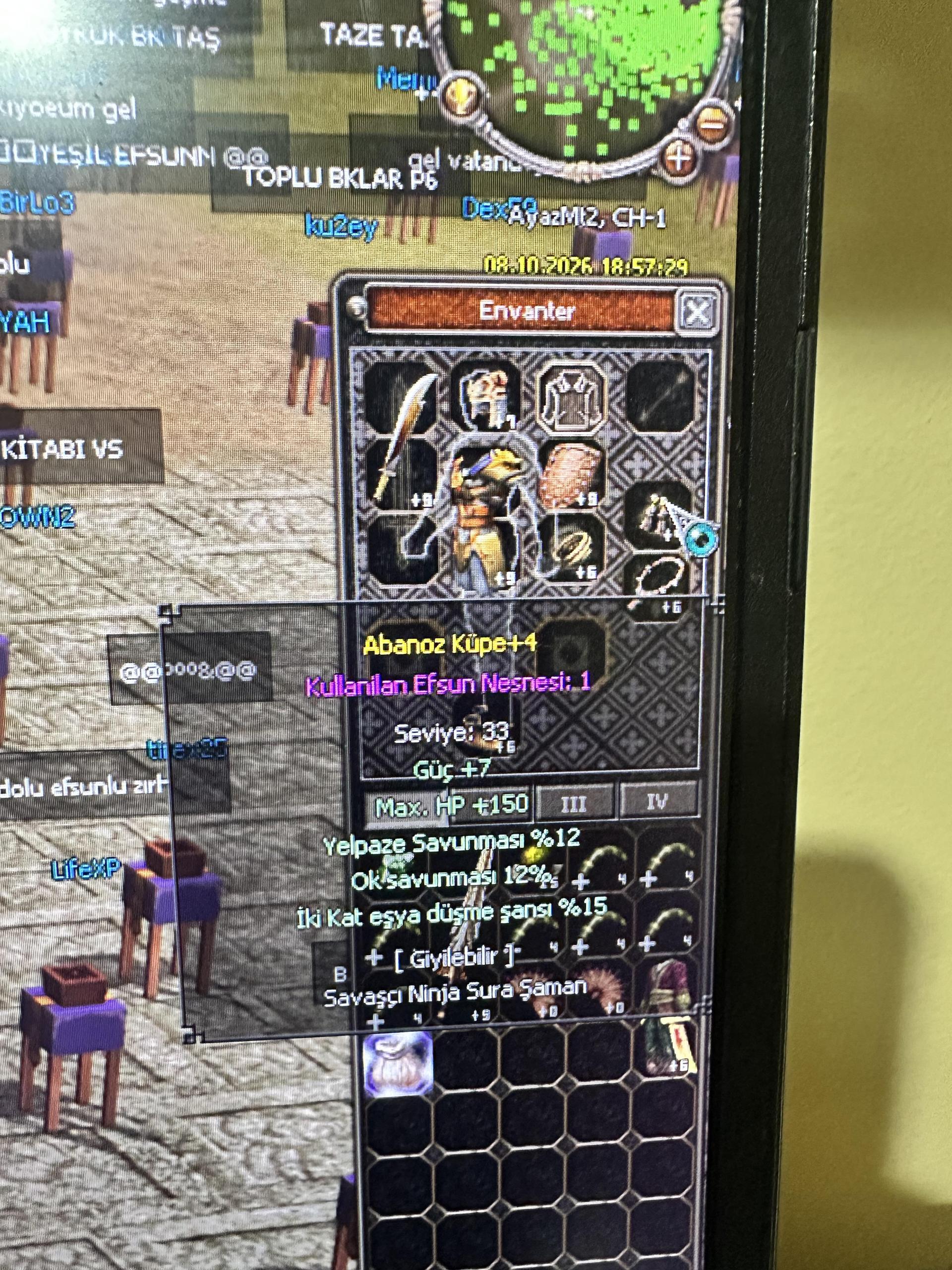 33 lvl vadilik hava g1 öfke m3 atı askeri itemli satılır