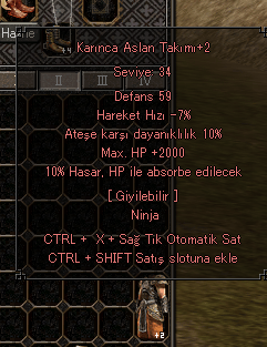 3 EFSUNLU HARİKA EFSUNLU NİNJA ZIRH