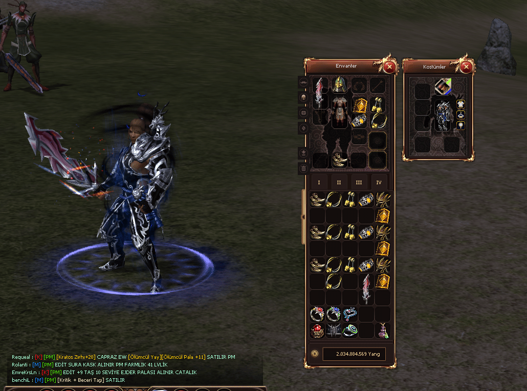2X WS LİK SİLAHLI 310 SEVİYE PETLİ HESAP