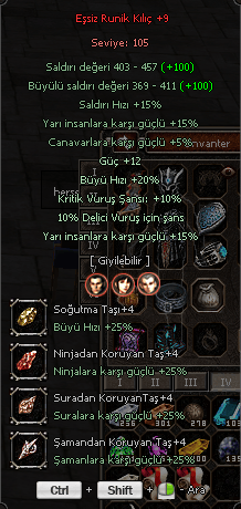 +9 5 evrim runik