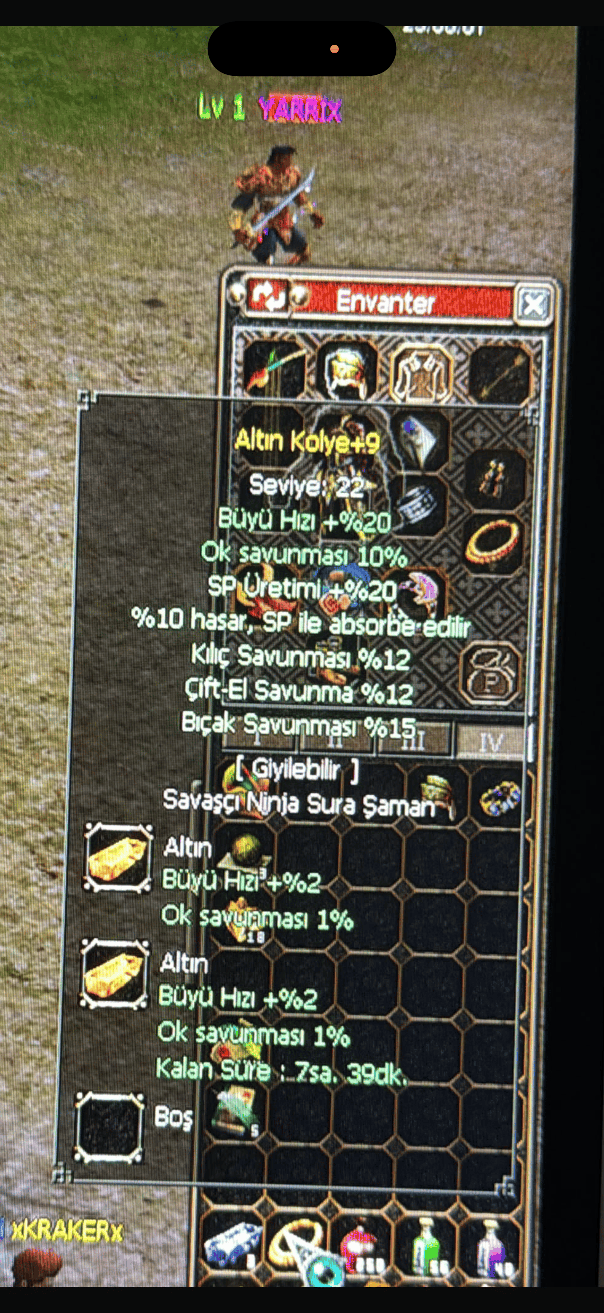 Wslik 4 Savunmalı altın kolye +9