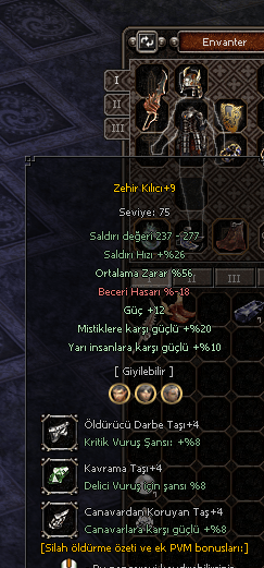 ZEHİR +9 %56 YARI-GÜÇ