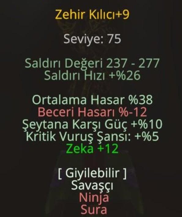 ELİT +9 ZEHİR ANINDA TESLİMAT