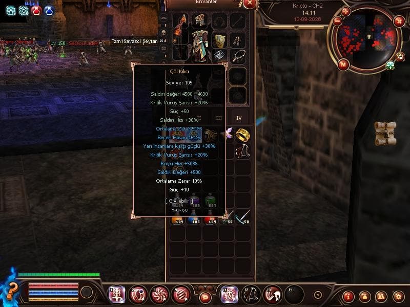 250 LEVEL GÖREVLERİ BİTMEK ÜZERE SAVAŞCI 4 / 5 PARÇA EDİTİ VAR