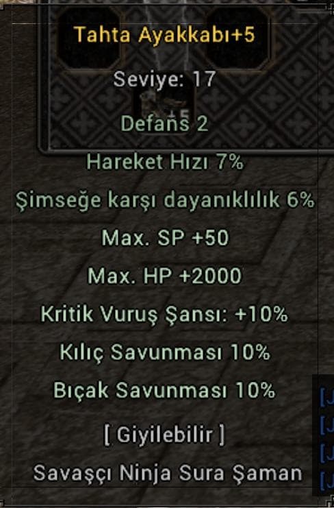5/4 AYAKKABI / +9 20 EŞYALI ABANOZ KÜPE