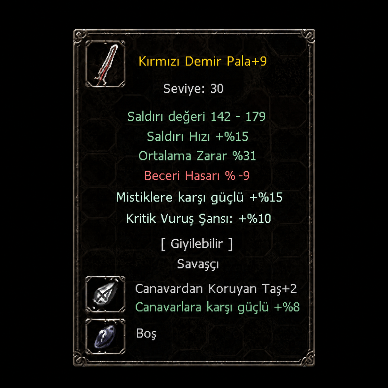 +9 KDP 31 ORT 10 KRİTİK