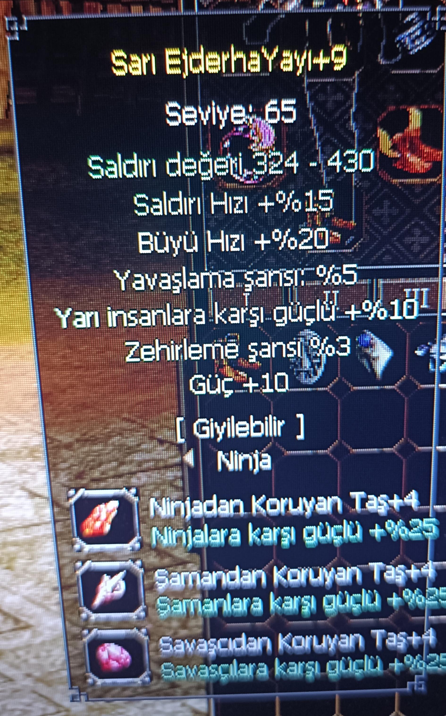 Sari ejderha yay