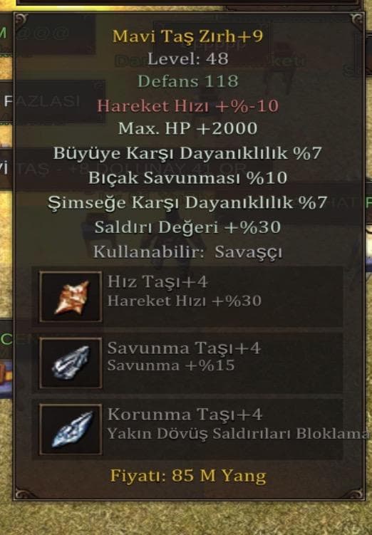 9 mavi taş