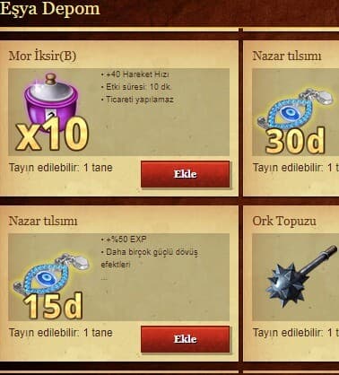 Şampiyon lycan çift str müko simya