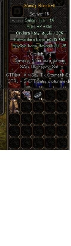 +6 gümüş 20 ork