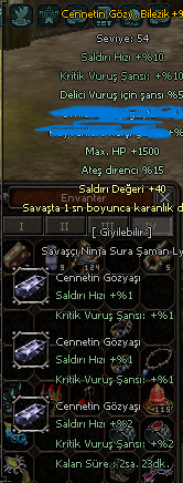 Sampiyon 1 Level Sura 110 Level Saman 90 Level Ninja