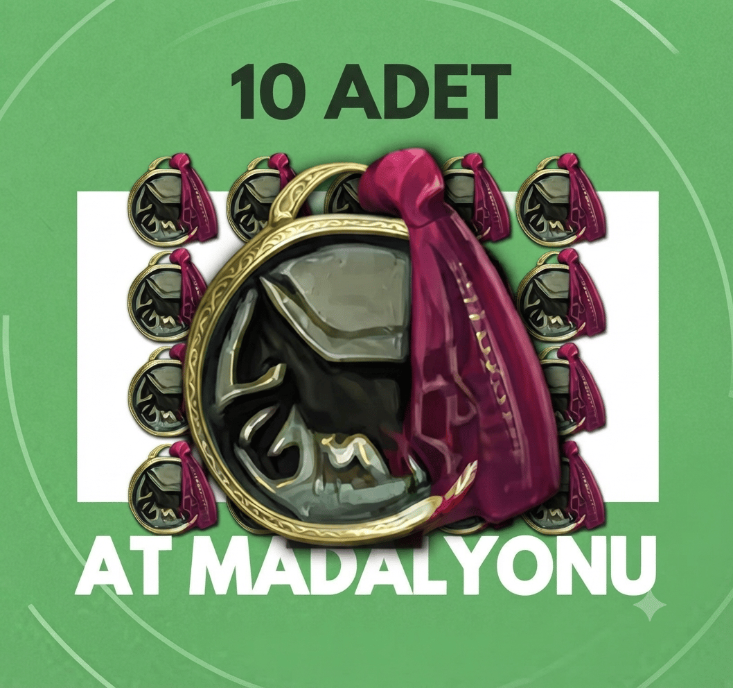 10 ad at madalyon HEMEN TESLİM
