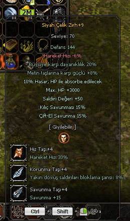 +9 Siyah çelik