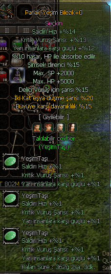 PARLAK YESIM BILEZIK -ATAK-