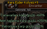 KARA EJDER KOLYE