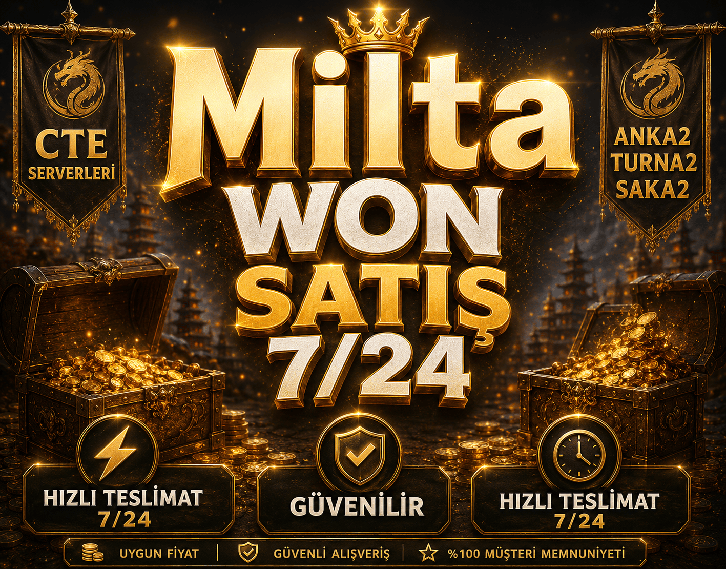 100K WON SATIŞ | EN UYGUN FİYAT | HIZLI TESLİMAT (ACIKLAMA BAKIN)