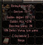 10 delici 2 bayılma +2 birleşik yay