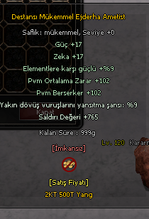 DESTANSI MÜKEMMEL AMETİST