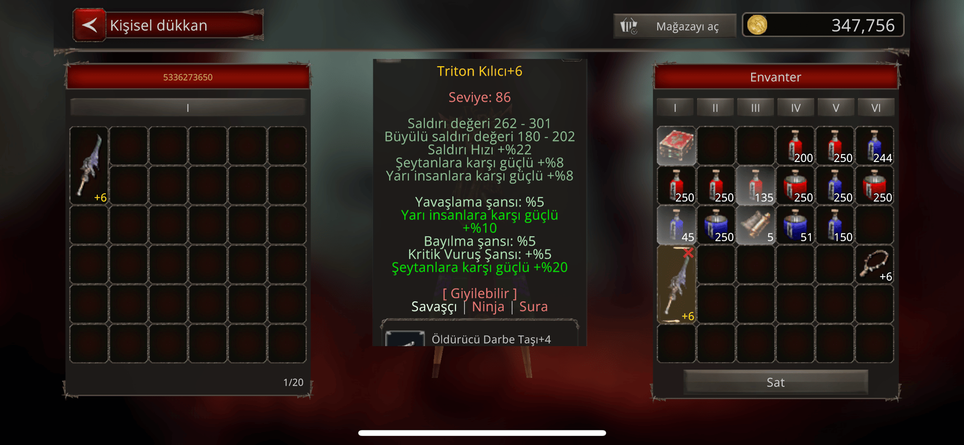 +6 triton sürgünlük wslik