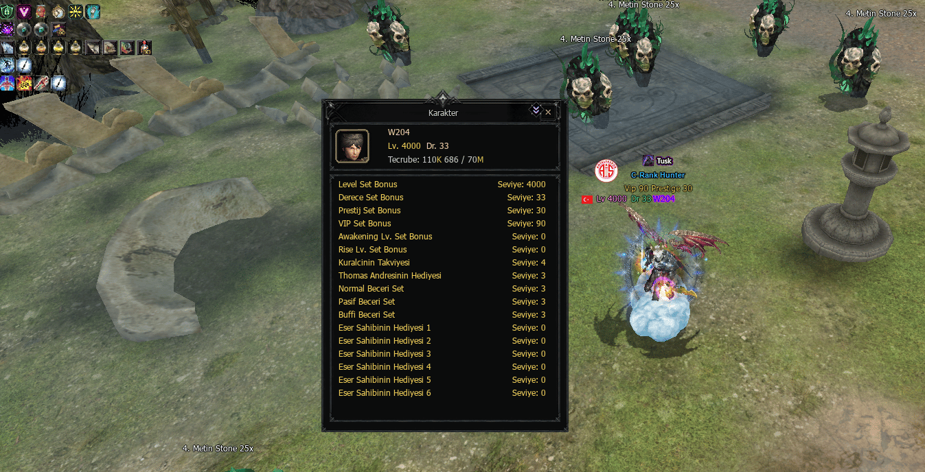 RANK 58 100C HASARLI PERMALI HESAP