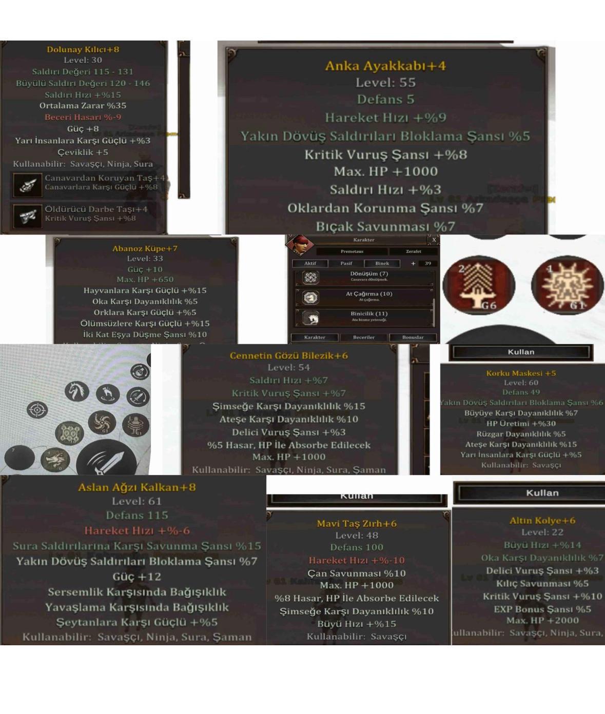 61 lw farm canavarı savaşcı yanında şamanı satılık full hesap