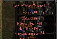 1.5khpli koyu kırmızı takım elbise