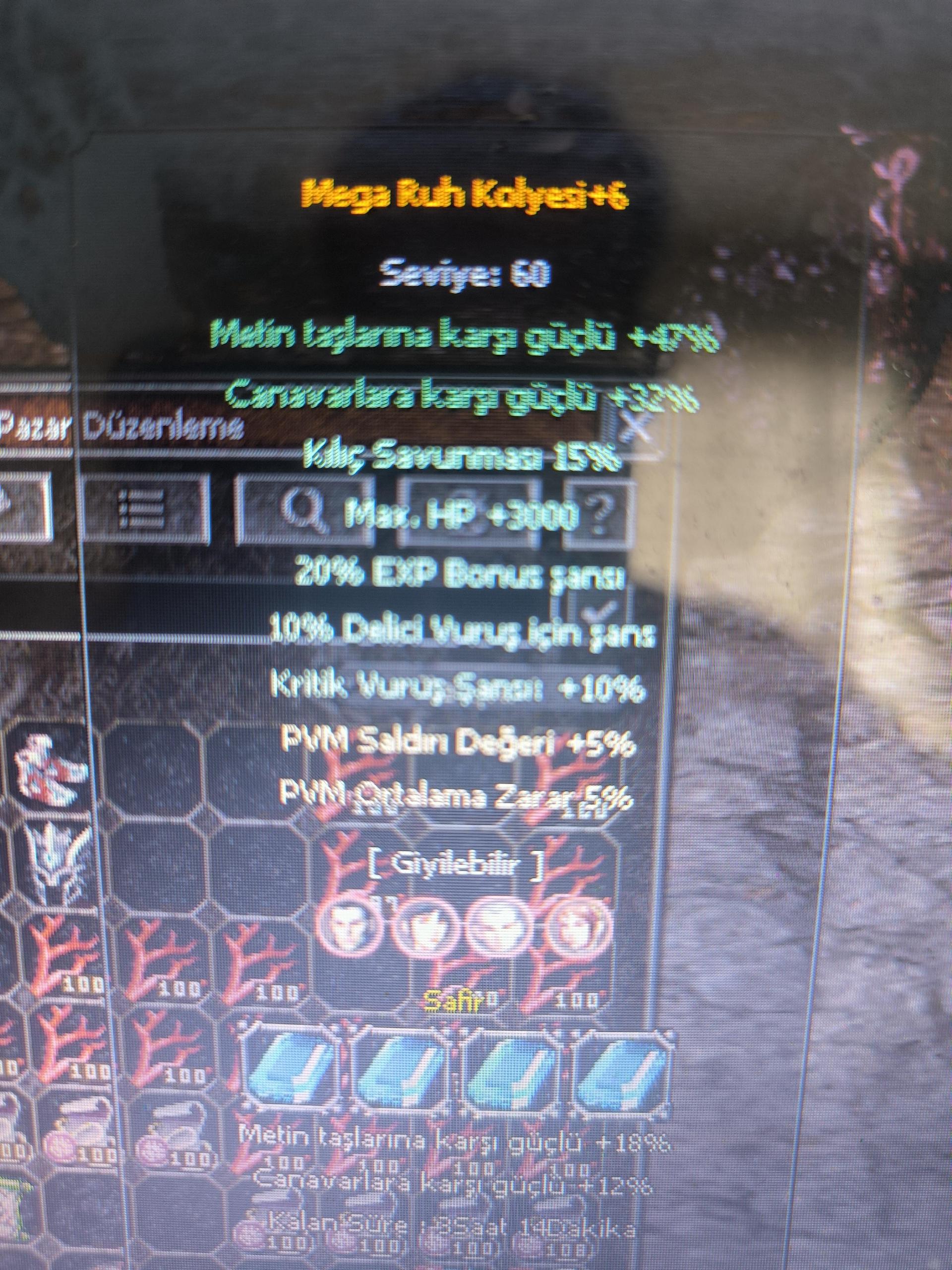 Mega Ruh itemler +6 +7 +8