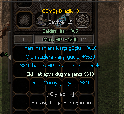 +9 gümüş bilezik