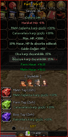 EnUYGUN.Co +9 farm zırh full taş