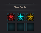 Sarı - Kırmızı ve Mavi yıldız anında teslimat