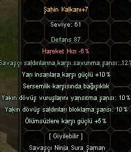 SERSEM 10 YARI BLOK +7 ELİT ŞAHİN ST