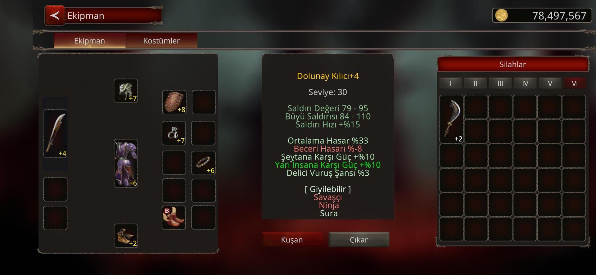 SVDEKİ TEK KARA BÜYÜ 45 LVL 2 GLİ AÇIKLAMA BAK