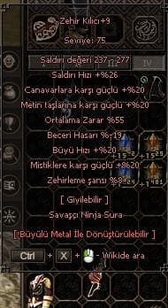 +9 55 ortalama zehir