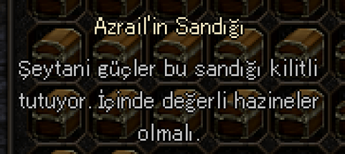 lusifer sandıgı 45 TL STOK VAR DM