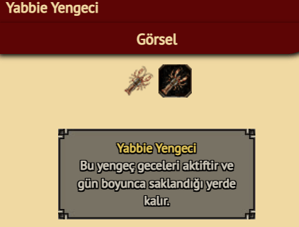 IZGARA YABBİE YENGECİ + EXP + 1 ADET 95 TL PM