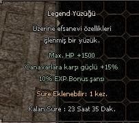 LEGEND YÜZÜĞÜ YENİ YAPILDI