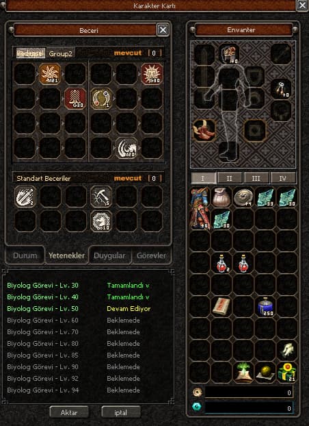 53 LVL 2 G SAVAŞCI BOŞ HESAP