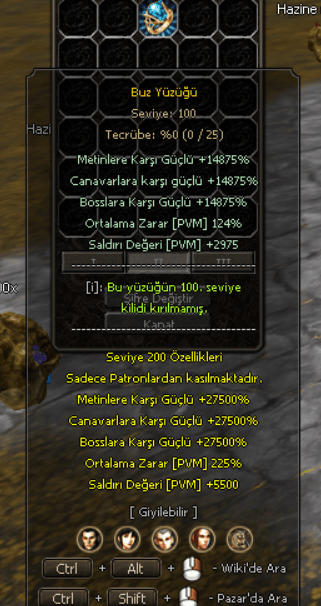 100 LEVEL BOSS YÜZÜĞÜ