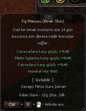 Binek Skin anında teslim