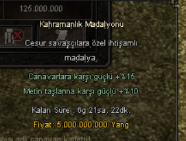 Kahramanlık MADALYASI ANINDA TESLİM al hasarı uçur