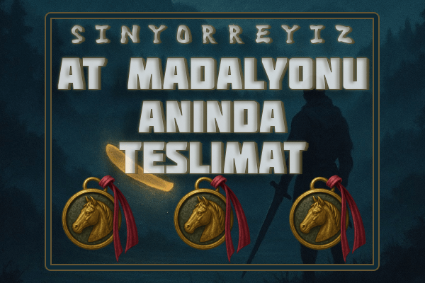 29x AT MADALYONU 500 TL