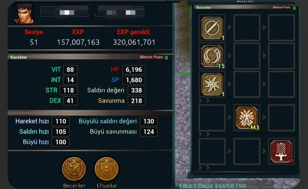 51 LVL BEDENSEL HAVA P ATLİ