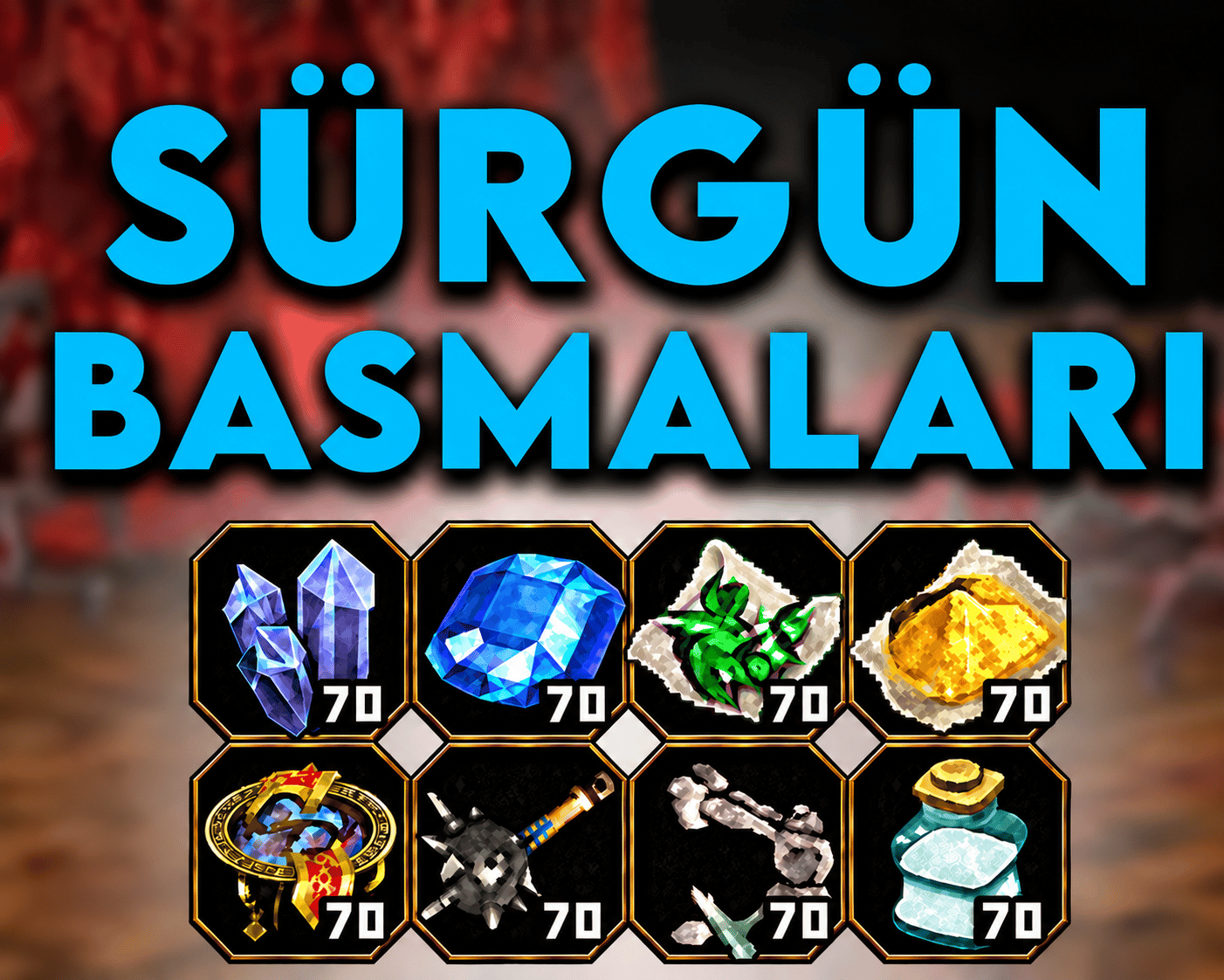 70 şer Sürgün Basma çek hemen teslim