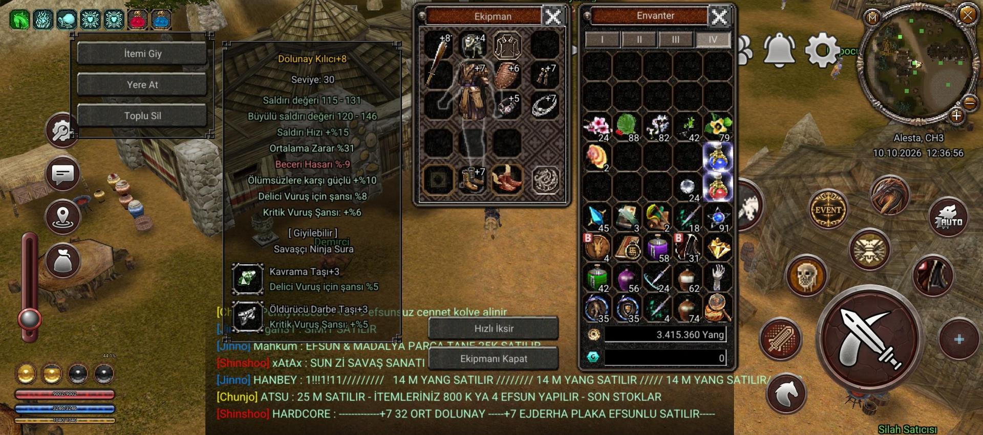 46 lvl büyülü