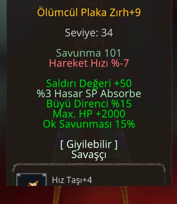 Ölümcül plaka+9 elit