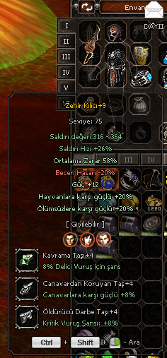 +9 ZEHİR 12 GÜÇ 20 ÖLÜMSÜZ FİYATTA ANLAŞIRIZ