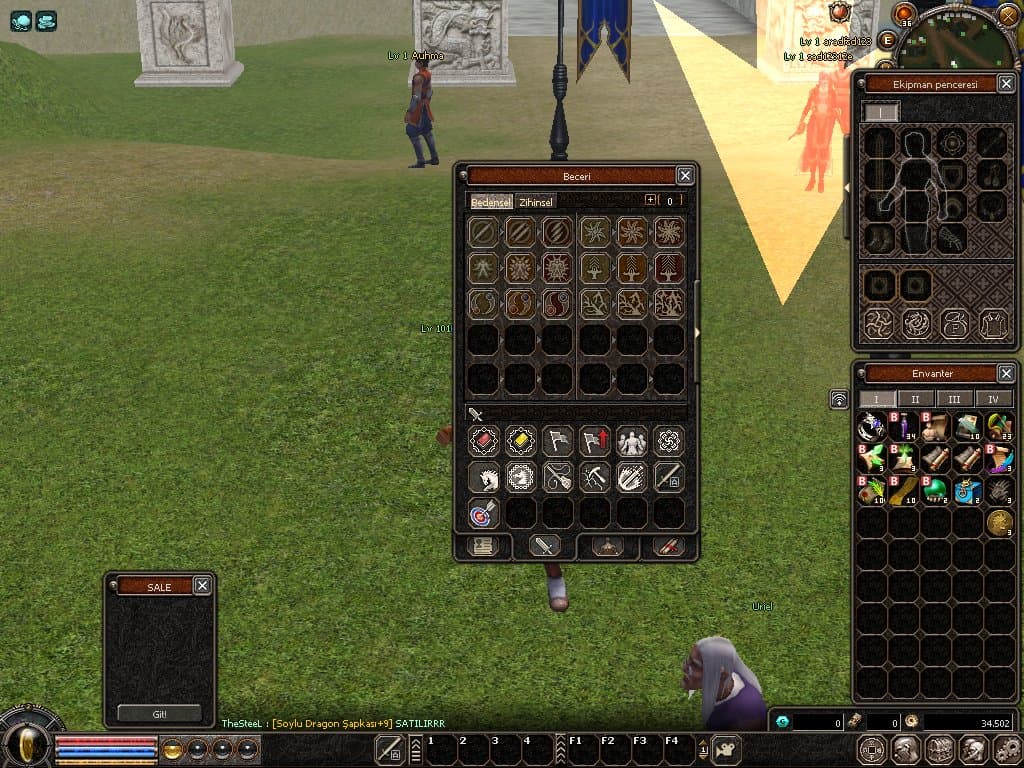 101 LEVEL SAVASCI 70 LEVEL SİLAHI ALINMADI AKTİFİM HAYIRLI OLSN