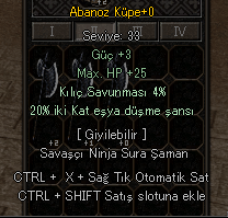 20 EŞYALI ABANOZ KÜPE