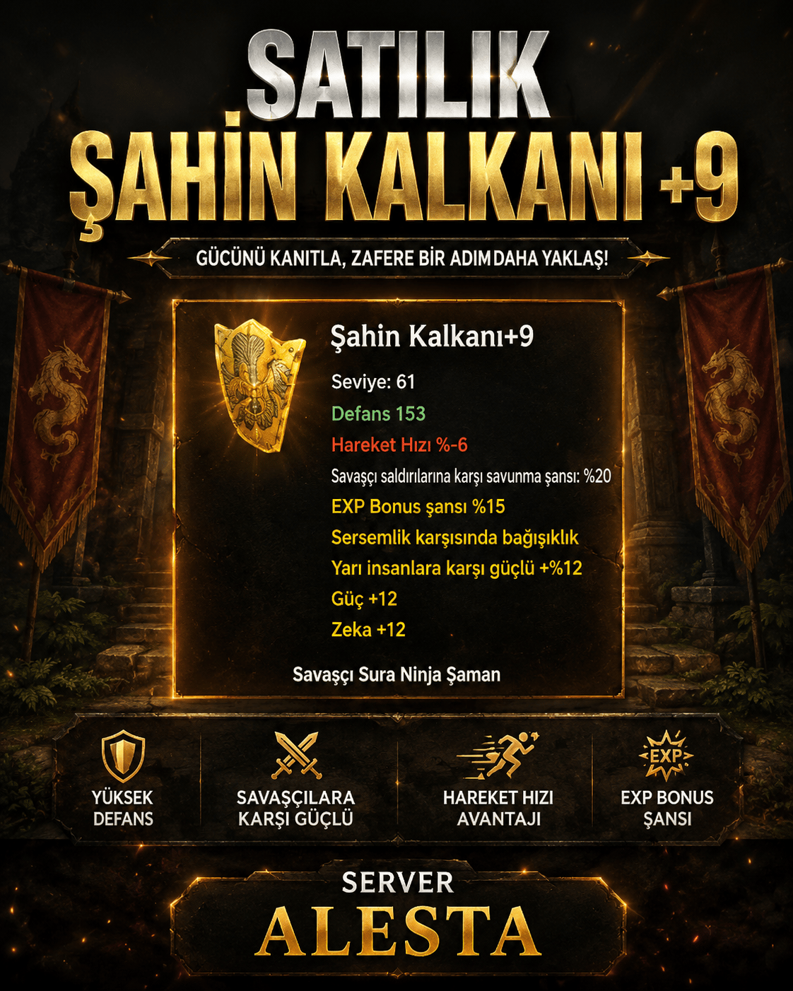 Elit şahin kalkan